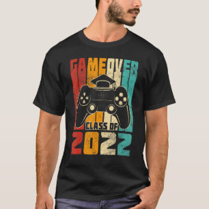 Video Gamer Graduated Funny Game Over Class Of 202 T-Shirt