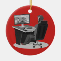 Video Gamer Ornament