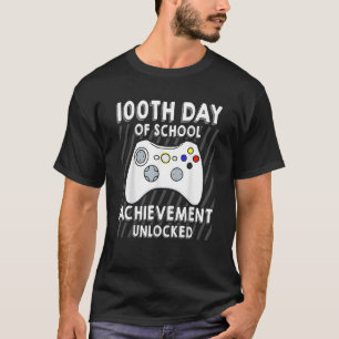 Video Gamers 100th Day Of School Boys Kids T-Shirt