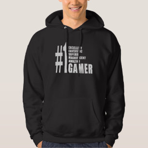 Video Games and Gamers : Number One Gamer Hoodie