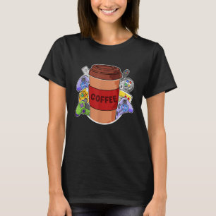 Video Games & Coffee Console & PC Gamer Coffee T-Shirt