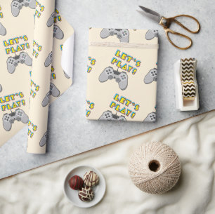 Video Games Day Wrapping Paper