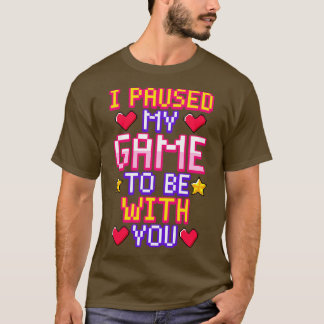 Video Games Funny Valentines Day Gamer T-Shirt