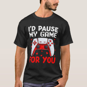 Video Games Gamer Boyfriend Apparel Funny Valentin T-Shirt
