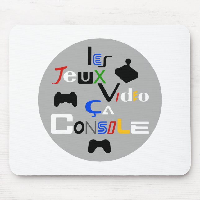 VIDEO GAMES, IT'S CONSOLE! MOUSE PAD (Front)