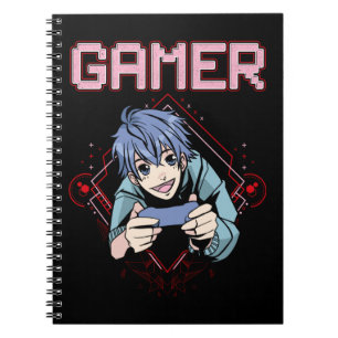 Video Games Kid Anime Cool Console Gaming Notebook