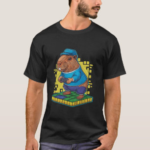 Video Games Lover Capybara Funny Video Games Capyb T-Shirt