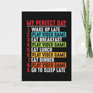 Video games quotes My Prefect Day   Video Game Card