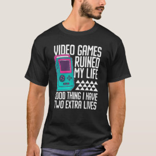 Video Games Ruined My Life Classic Video Console T-Shirt