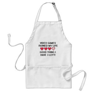 Video Games Ruined My Life Style 1 Standard Apron