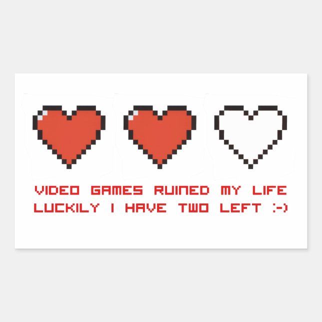 Video Games Sticker (Front)