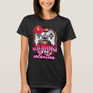 Video Games Valentines Day Console Gaming Fans Re T-Shirt