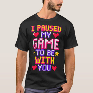 Video Games Valentines Day Men Teen Boys Gift T-Shirt