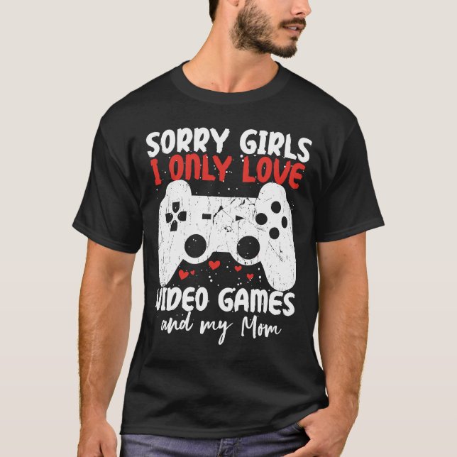 Video Games Valentines Day Party Idea T-Shirt (Front)