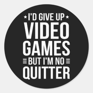 Video Games - Video Gamer Meme - Funny Video Game  Classic Round Sticker