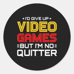 Video Games - Video Gamer Meme - Funny Video Game  Classic Round Sticker