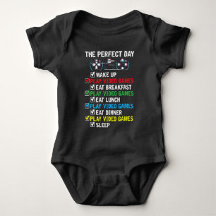 Video Gaming Kids Funny Gamer Baby Bodysuit