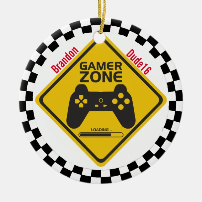 Video Gaming Ornament (Front)