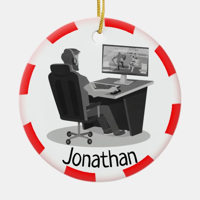Video Gaming Ornament (Front)