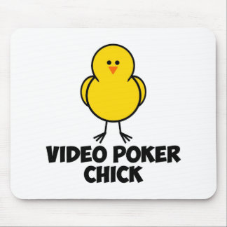 Video Poker Chick Mouse Pad