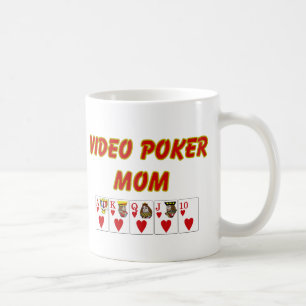 Video Poker ;Video poker Mom Coffee Mug