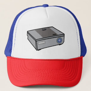 Video projector trucker hat