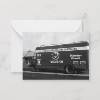 Video Tape Mobile Unit Card