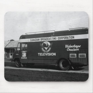 Video Tape Mobile Unit Mouse Pad