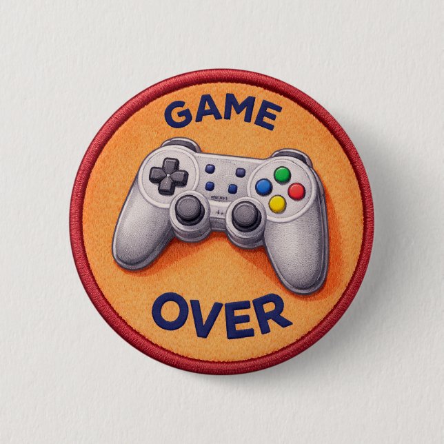 Videogame 2 Inch Round Button (Front)