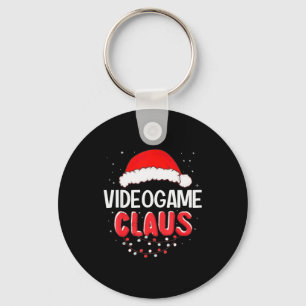 Videogame Santa Claus Christmas Matching Costume Keychain