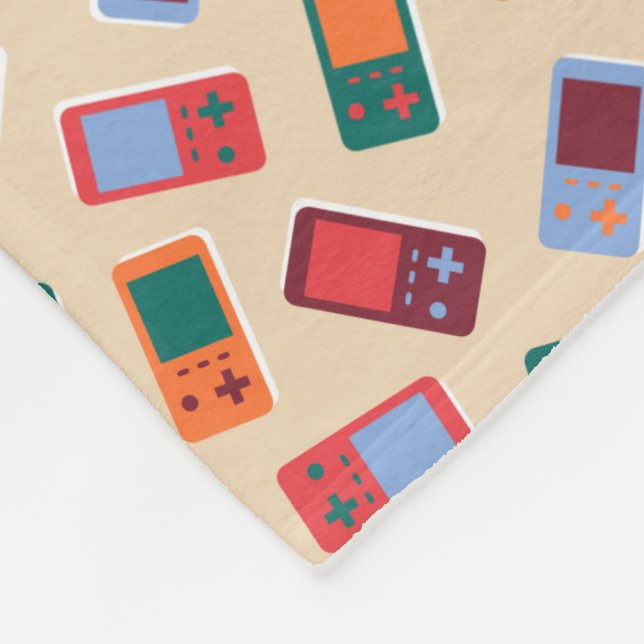 Videogames Fleece Blanket (Corner)