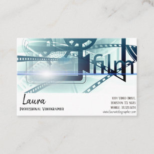 Videographer Business Cards & Profile Cards | Zazzle CA