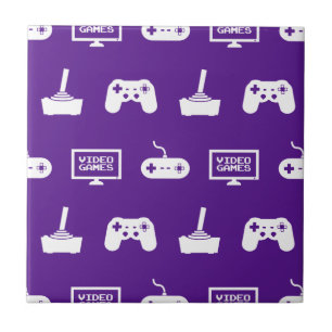 Videos Games Themed Gaming Design Video Game Gamer Tile