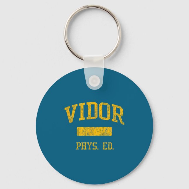 Vidor High School Hs Tx Keychain (Front)