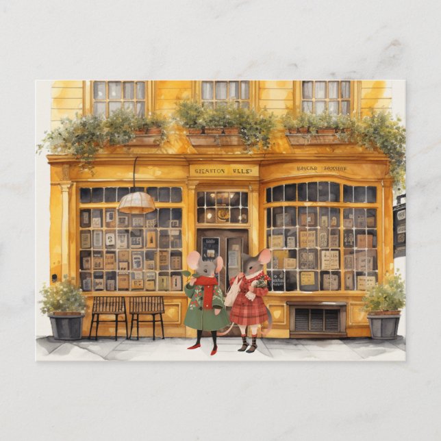 Vie à Mice Town - Carte postale pour la fête des f (Devant)