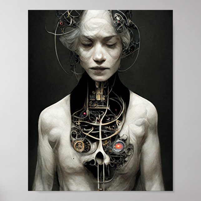 Vie artificielle 3 Science-fiction Poster d'art (Devant)