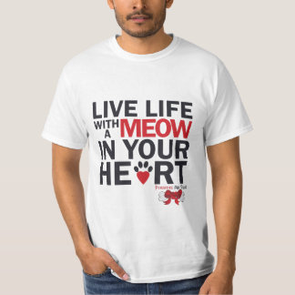 Vie Avec Un T-shirt Meow