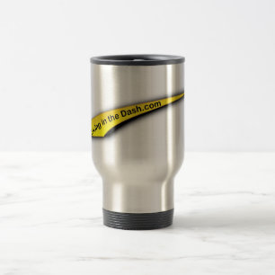 Vie dans la tasse de voyage de tiret