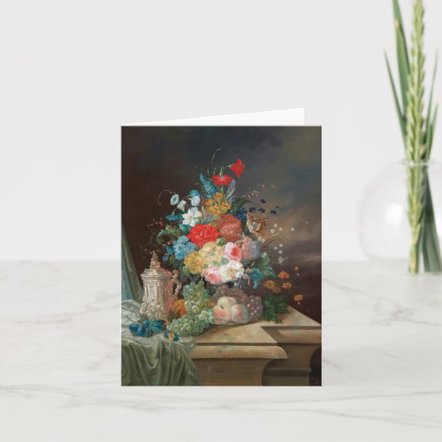 Vie morte magistrale : Fleurs et fruits (Devant)