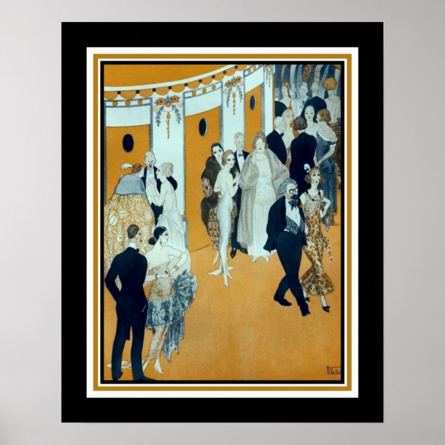 Vie Parisienne 1923 Art Deco Poster (Front)