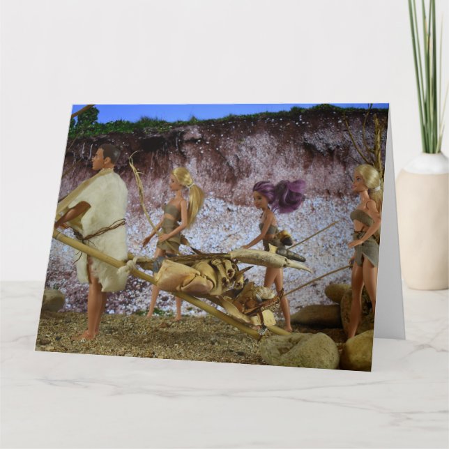Vie Préhistorique. Carte (Devant)