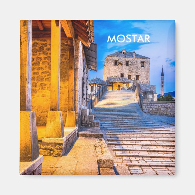 Vieil aimant de ville de Mostar, Bosnie (Devant)