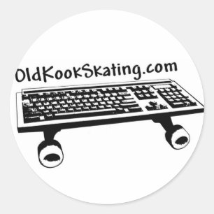 Vieil autocollant de clavier de Kook