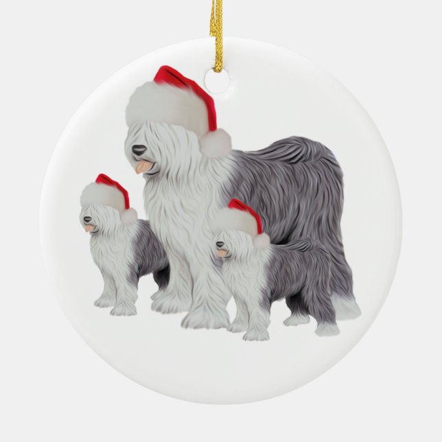 Vieil ornement anglais de cercle de chien de (Dos)