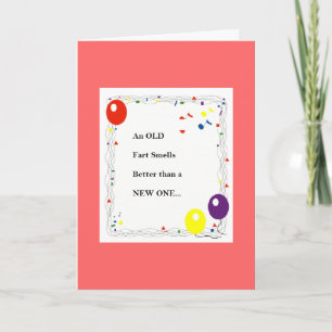 Vieille carte d'anniversaire de pet