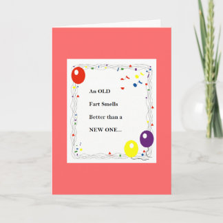 Vieille carte d'anniversaire de pet