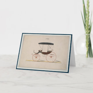 Vieille carte de voeux avec des erreurs de Timey