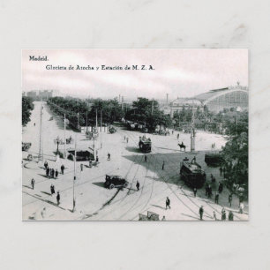 Vieille carte postale - Madrid, Espagne