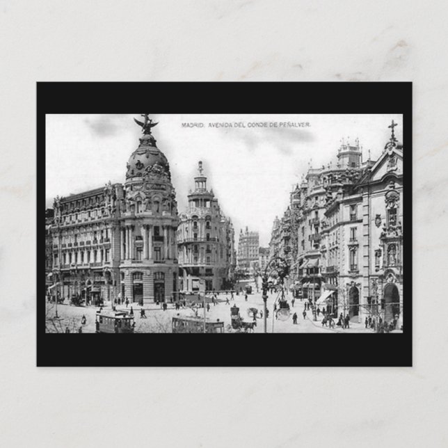 Vieille carte postale - Madrid, Espagne (Devant)