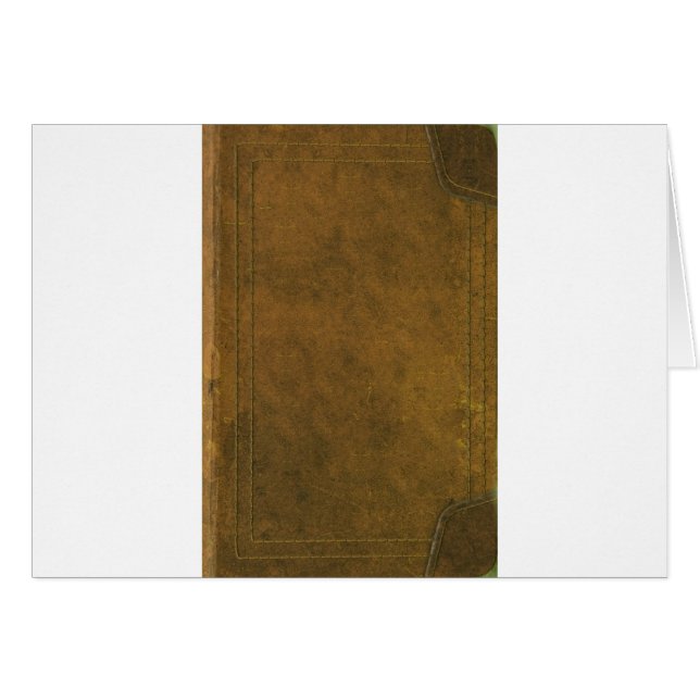 vieille couverture de livre en cuir (Devant horizontal)
